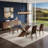 Glass Top Dining Table