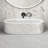 23.6" Natural Marble Bathroom Vessel Sink - Handcrafted, Polished Finish, 4 Color Variants, Luxury Design, Real Marble, 23.6X15.7X5.9 Inches-119819069