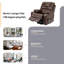Fauteuil inclinable de 26 po de large avec grand fauteuil chauffant et porte-gobelet Big Man