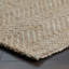 Tapis beige en jute à chevrons fait à la main-1102279981