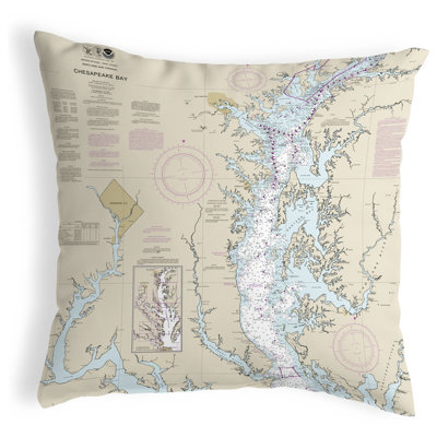 Outdoor Reversible Throw Pillow