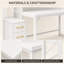 Bureau 55 po avec 2 tiroirs et huche-121448681