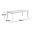 Vitalino Dining Set, White, 5-PC-1847924861