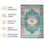 Oriental Machine Tufted Shag Area Rug-499154966