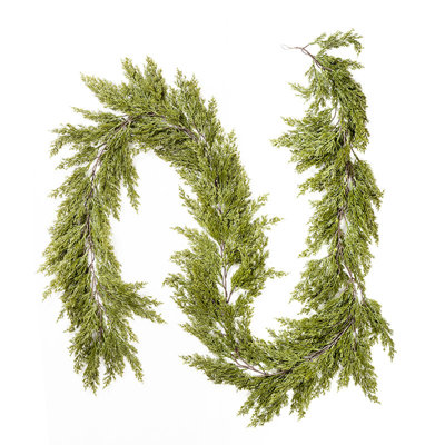 Simulation de rotin vert aiguille en plastique chiffré de décoration de Noël