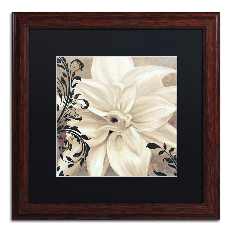 «Winter White II» par Jadaya, reproduction d'art encadrée, Noir, H 16 po x l 16 po x P 0,5 po