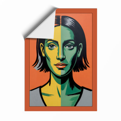 Divided Portrait Modern - Print