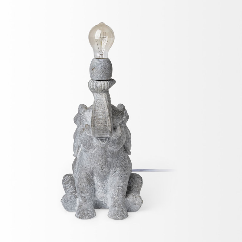 Lampe de table 16 po Saffr Walden, Gris