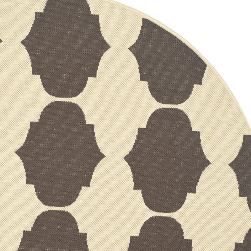 Herefordshire Performance Geometric Rug, Round 5'3"
