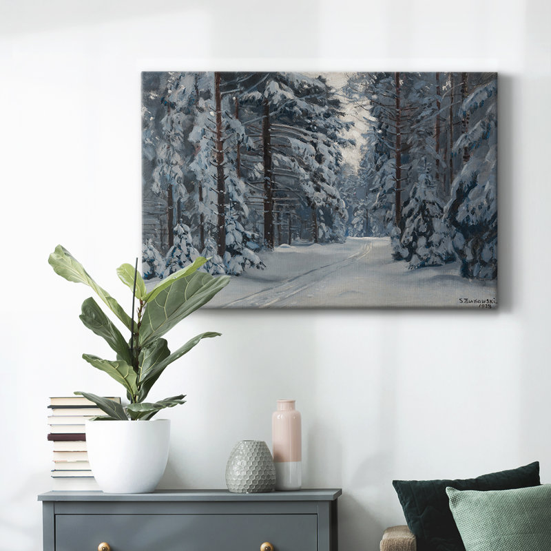 Paysage rétro - DCCLX III, H 19 po x l 28 po x P 1,5 po, Toile tendue