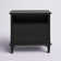 Amberlyn 27.2'' H Traditional  2-Drawer Nightstand with Built-In Outlets and Solid Wood Legs and Open Shelve