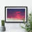 Burning Clouds in Abstract - Picture Frame Graphic Art Print-55681069-55681070