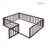 Wood Daybed Frame with Fence-591128210-591128212