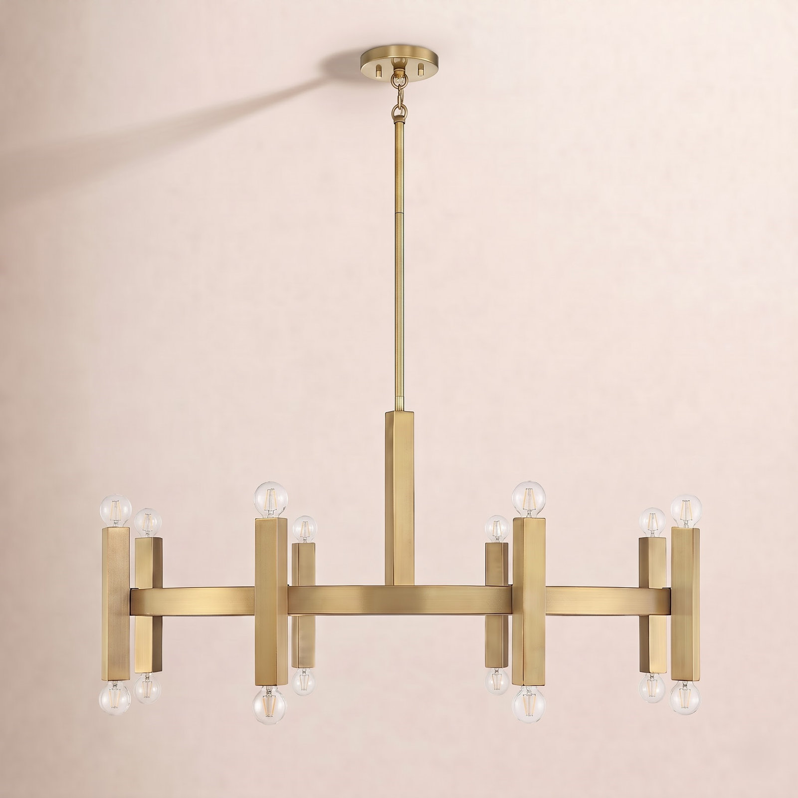 Cassi 16-Light Chandelier, Brass