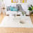 Mamduh Handmade Shag Faux Sheepskin White Rug-857928533