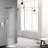 10" Shower Head Bathroom Luxury Rainfall Mixer - Wall Mounted, Brushed Nickel, Self-Cleaning Nozzle, Corresponds To American Standard Pipe 10 Inch For Correlates With Connector