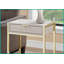 Spacious Beige Marble-Look Coffee Table with Gold Metal Drawer, Contemporary Living Room/ Bedroom Décor