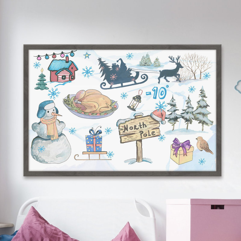 Minus 10 - Single Picture Frame Painting, 61cm H x 91cm W