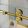 56"-60" W X 72" H Single Sliding Frameless Shower Door with Upgraded 3/8" Tempered Clear Glass