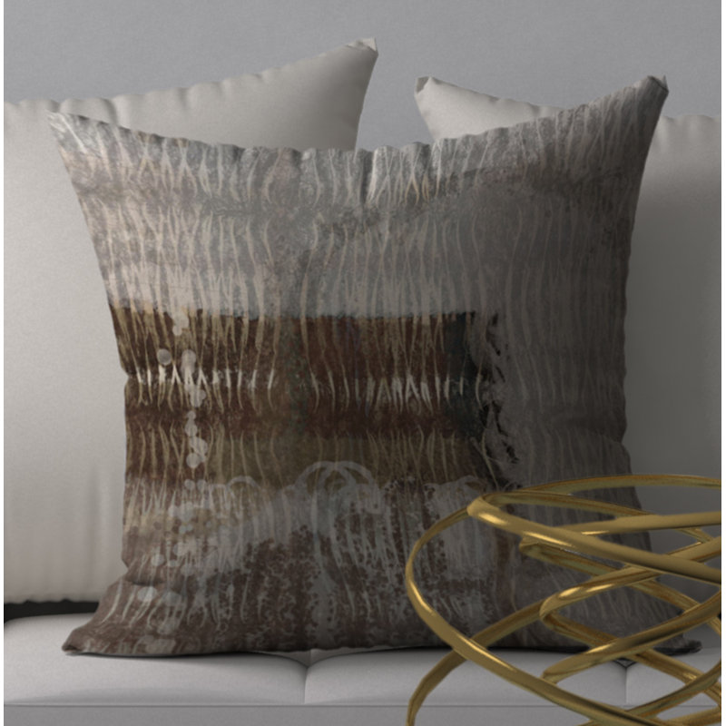 Housse de coussin carrée/insert, 18 po x 18 po