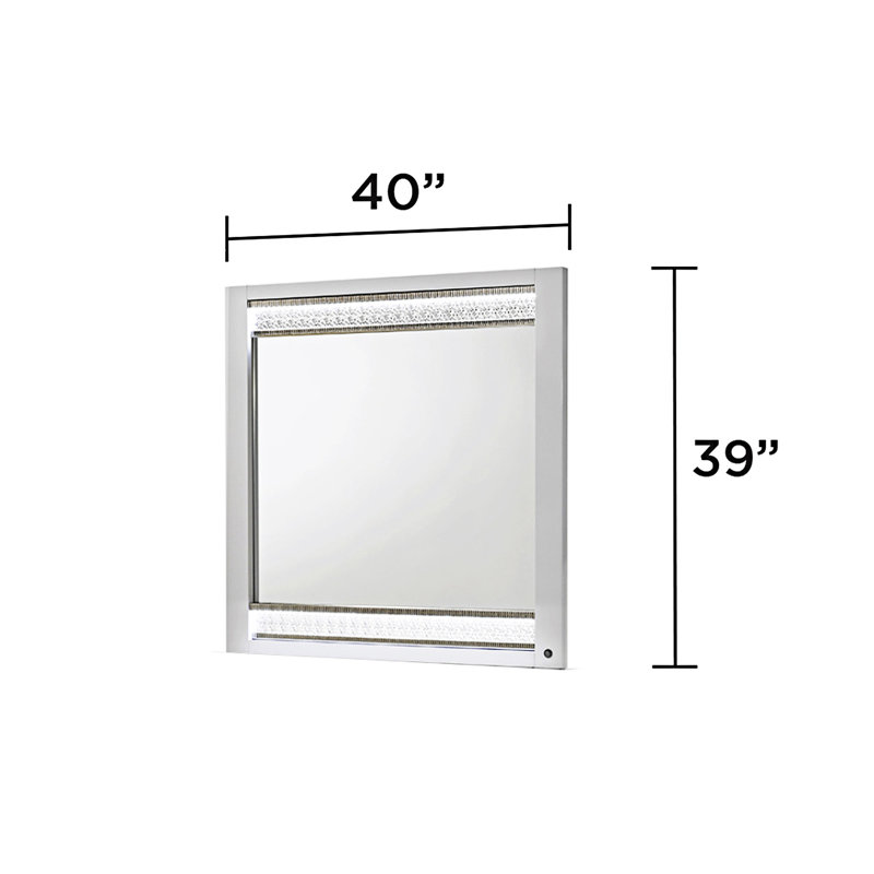 Miroir moderne (INCLUT SEULEMENT LE MIROIR)