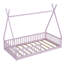 Lit simple en bois Wood House Fence-588934692