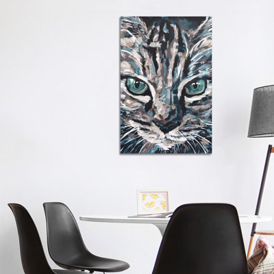 Cat I by Tadaomi Kawasaki - Wrapped Canvas Print
