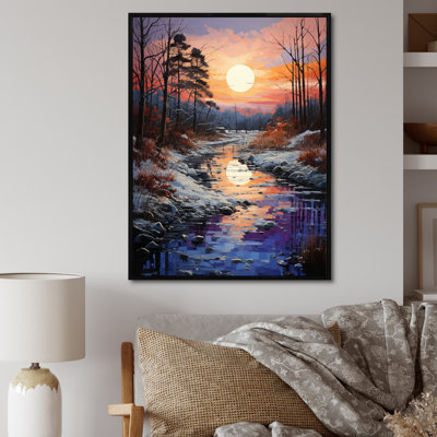 Behice Lake At Dusk II, reproduction d'art sur toile