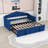 Twin Upholstered Daybed with Pop Up Trundle, Charging Port and Side Pockets