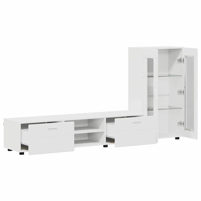 Unfinished Entertainment Centre for TVs up to 88", White