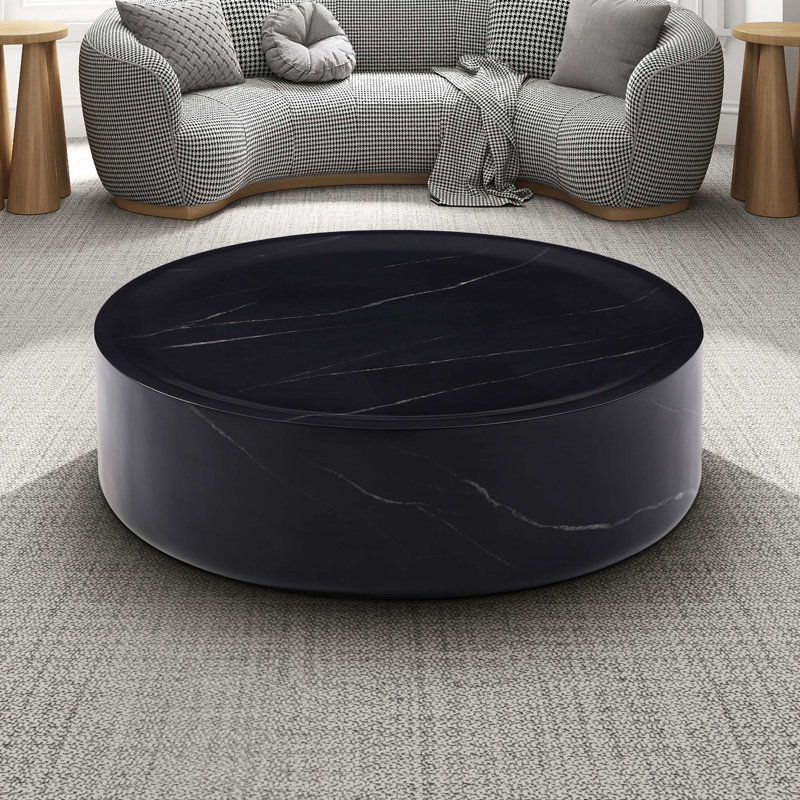 Gracie Oaks Vozelle Round Coffee Table - Modern Design