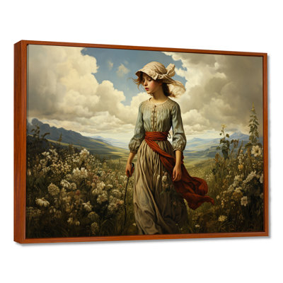 Paysage de campagne rustique dans une fleur rustique - mode femme, art mural
