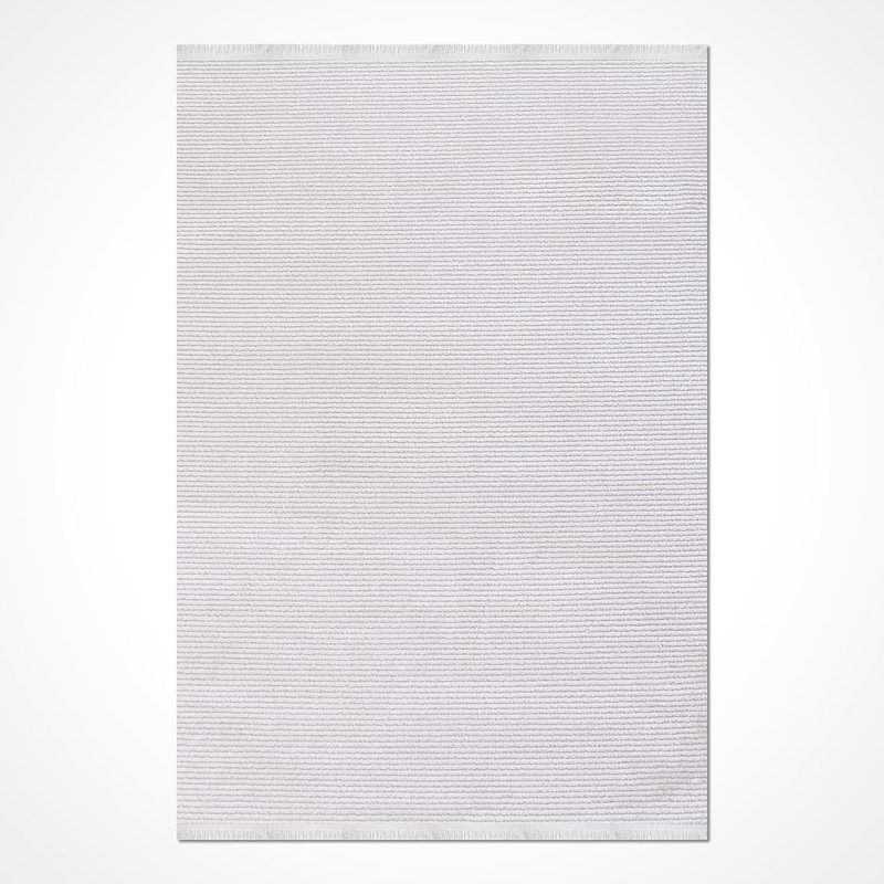 Tapis beige moderne lavable à la machine, Rectangle 3 pi 4 po x 5 pi