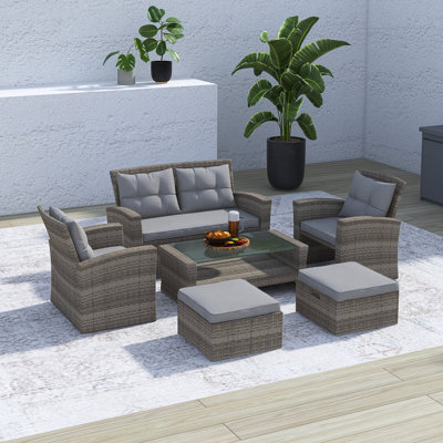 4 Piece Outdoor Conversation Set