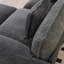 Fauteuil modulaire surdimensionné en chenille avec assise profonde, coussin décoratif et conception modulaire personnalisable pour le salon ou la chambre à coucher.-934355088