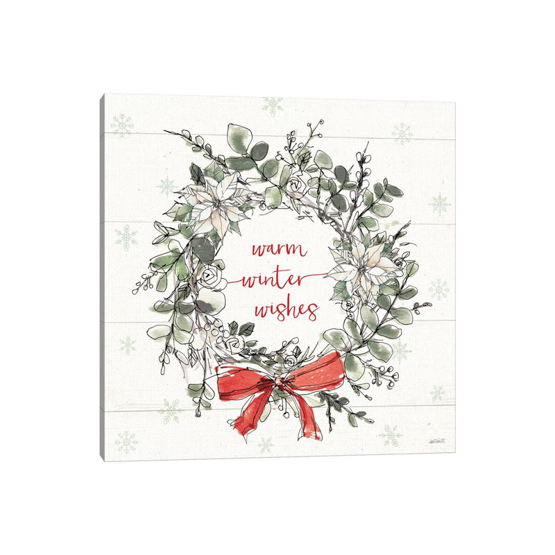 Modern Farmhouse VII Christmas by Anne Tavoletti - Wrapped Canvas Print, 30.48cm H x 30.48cm W x 1.905cm D