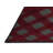 Machine Washable Checkered Red Area Rug-418448614