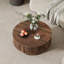Table basse ronde 31,5 "avec rangement nervuré-129765867