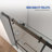 56"-60"W X 76"H Frameless Shower Door, Double Sliding Shower Door, 3/8'' (10Mm) Clear Tempered Glass Shower Enclosure With Square Rail,Double Side Easy Clean Coat,Brushed Nickel Finished With Buffer-111680098