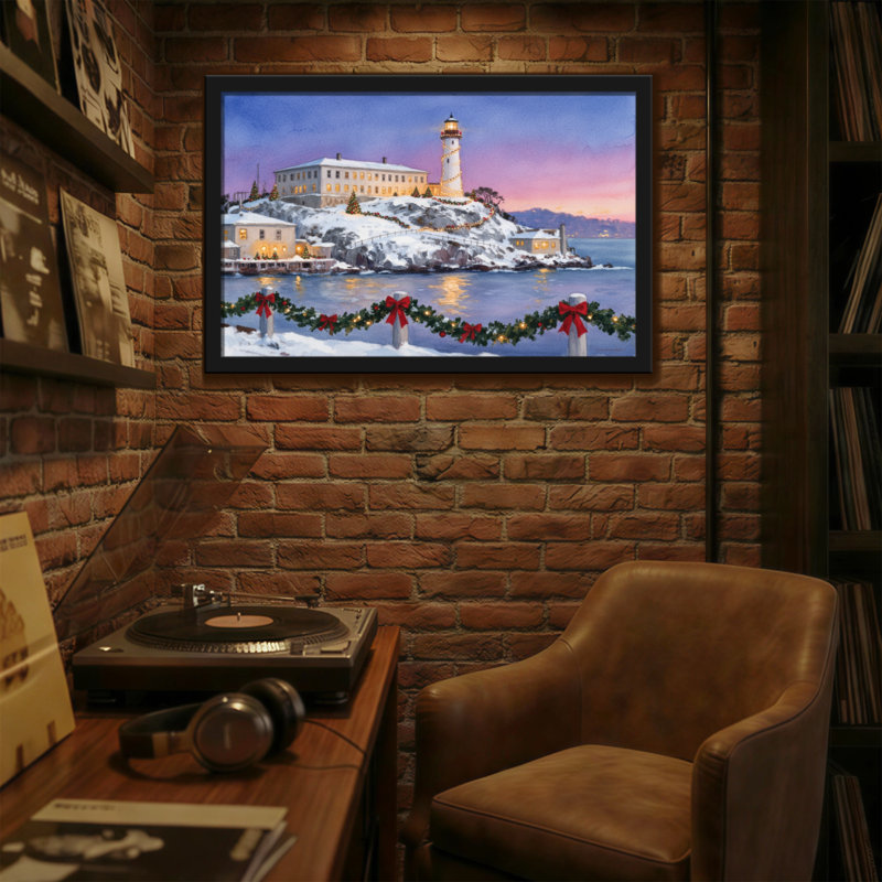 Reproduction d'art sur toile Christmas, H 20 po x l 30 po