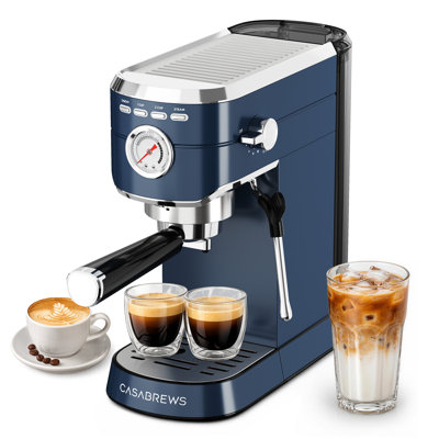 Cafetière à espresso de 20 bars avec une puissante buse à vapeur en acier inoxydable