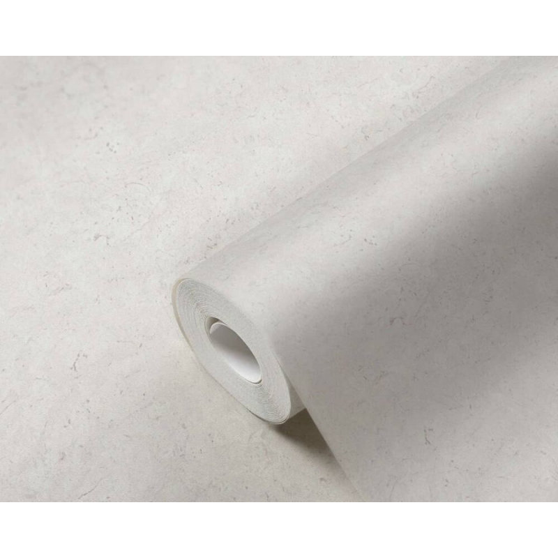 Rouleau de papier peint texturé L 33 pi x l 21 po Mahomed, Gris / blanc