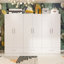 3-Piece Wooden Wardrobe With 3 Drawers-635892020