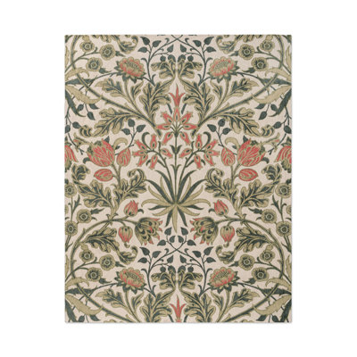 Wool Floral Area Rug