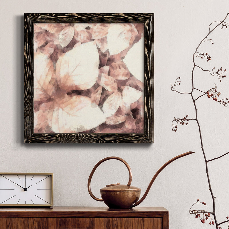 " Custom Ocean Cameo II ", Black Framed, 34.5" H x 34.5" W x 1" D