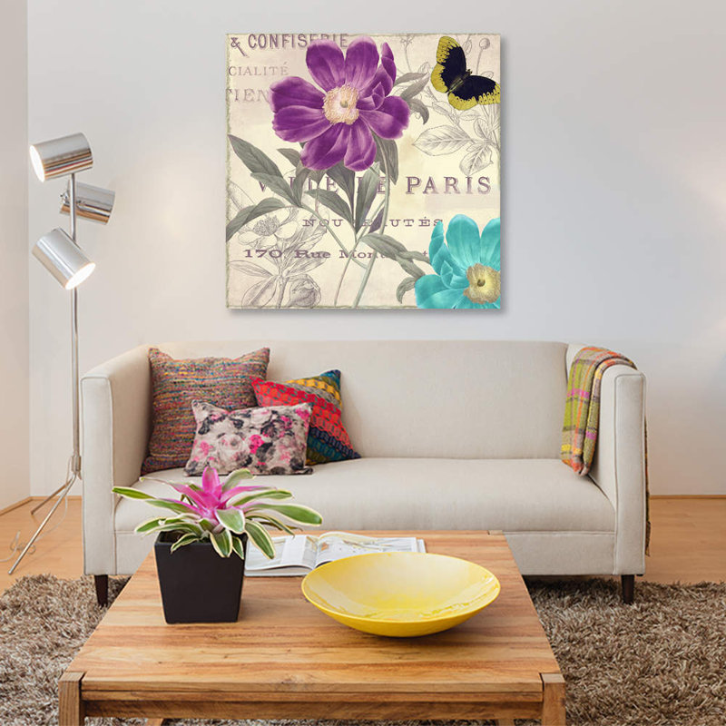 Petals Of Paris II by Color Bakery - Print on Canvas, 45.72 cm H x 45.72 cm W x 1.91 cm D, Wrapped Canvas