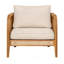 Chaise avec accoudoirs de patio Kirkby