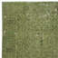 Tapis vert de style moderne à motif floral 5,2 x 8,6 pi fabriqué à la main en Turquie