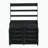 Cabinet with Coat Rack and Metal hooks-1091134099