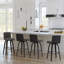 Vienna Mid-century Modern Swivel Counter or Bar Height Bar Stool in Faux Leather and Wood-1354630219-1354630212-1354630214